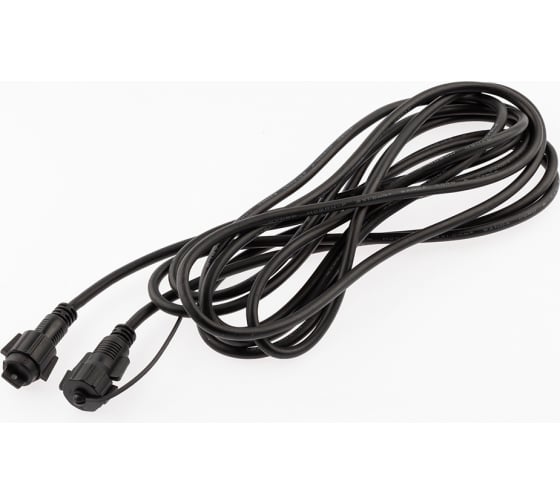 Удлинитель 10м 220В IP65 для подключения гирлянд провод черн. каучук Эра Б0051882